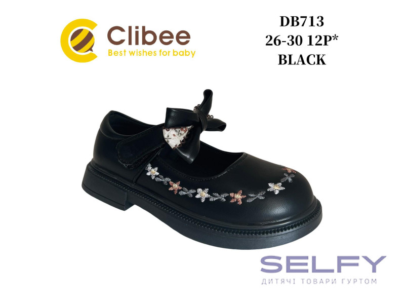 Туфлі Clibee DB713 black 26-30, Фото 1