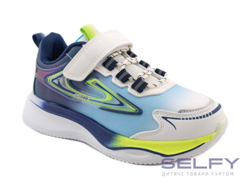 Кросівки дитячі Clibee EC290 white-d.blue 32-37, Фото 1