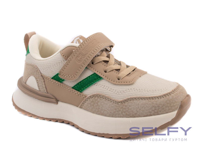 Кросівки дитячі Clibee EC282 khaki-rice 32-37, Фото 1