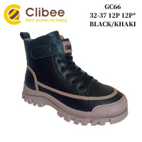 Черевики дитячі Clibee GC66 black-khaki 32-37