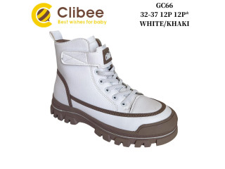 Черевики дитячі Clibee GC66 white-khaki 32-37