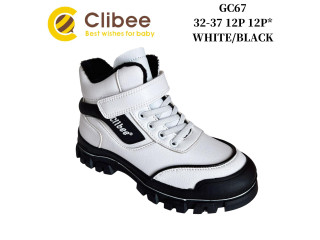 Черевики дитячі Clibee GC67 white-black 32-37