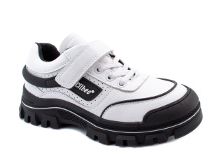 Черевики дитячі Clibee LC100 white-black 32-37