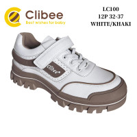 Кросівки дитячі Clibee LC100 white-khaki 32-37