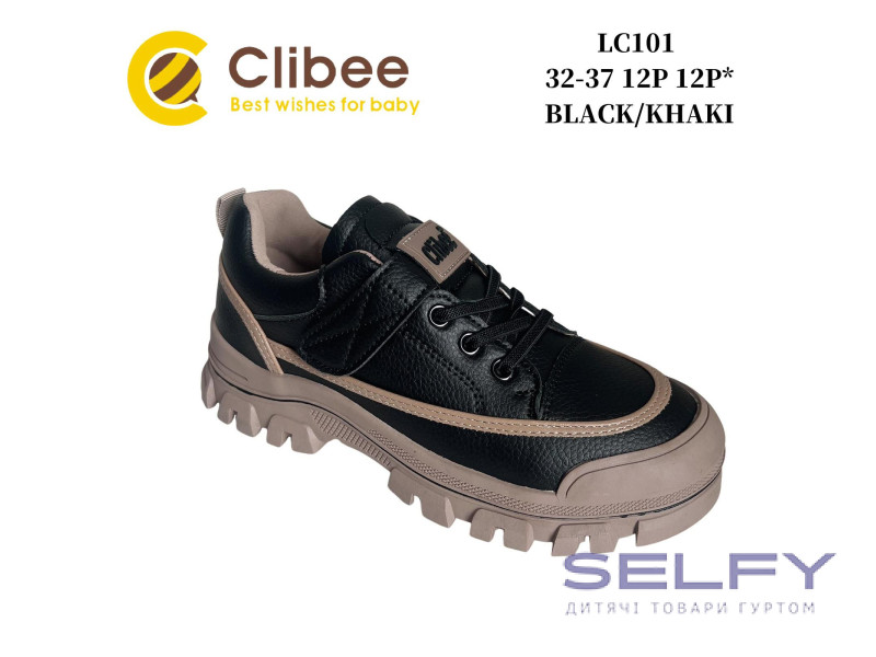 Кросівки дитячі Clibee LC101 black-khaki 32-37, Фото 1