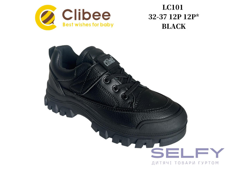 Кросівки дитячі Clibee LC101 black 32-37, Фото 1