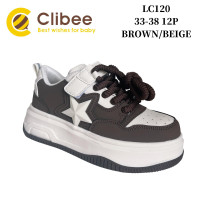 Кросівки дитячі Clibee LC120 brown-beige 33-38