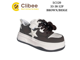 Кросівки дитячі Clibee LC120 brown-beige 33-38