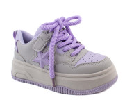 Кросівки дитячі Clibee LC120 grey-purple 33-38