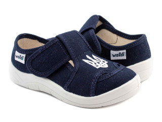 Миша 24-30 синий, герб Waldi