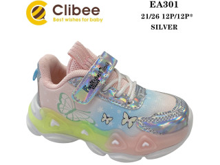 Кросівки дитячі Clibee EA301 silver 21-26