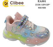 Кросівки дитячі Clibee EA301 silver 21-26