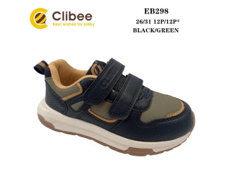 Кросівки дитячі Clibee EB298 black-green 26-31