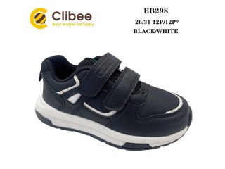 Кросівки дитячі Clibee EB298 black-white 26-31