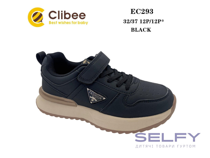Кросівки дитячі Clibee EC293 black 32-37, Фото 1