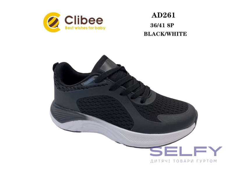 Кросівки Clibee AD261 black-white 36-41, Фото 1