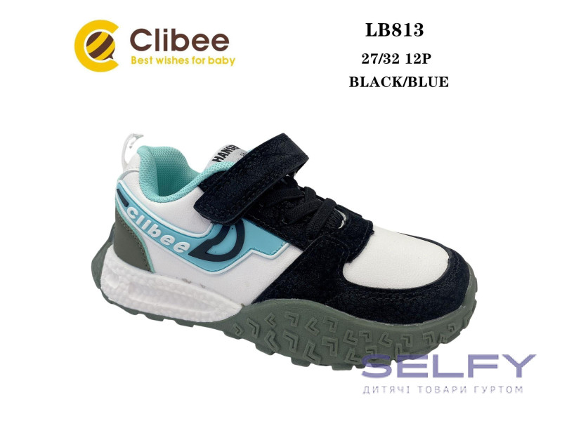 Кросівки дитячі Clibee LB813 black-blue 27-32, Фото 1