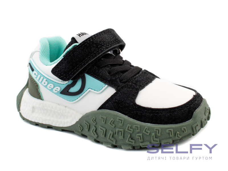 Кроссовки детские Clibee LB813 black-blue 27-32, Фото 1