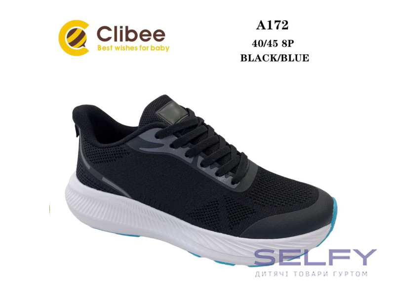 Кросівки Clibee A172 black-blue 40-45, Фото 1
