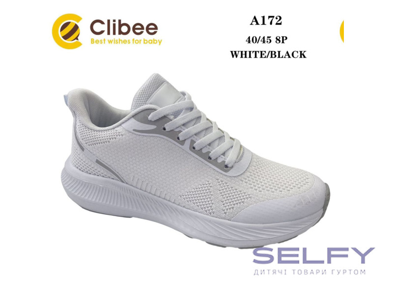 Кросівки Clibee A172 white-black 40-45, Фото 1