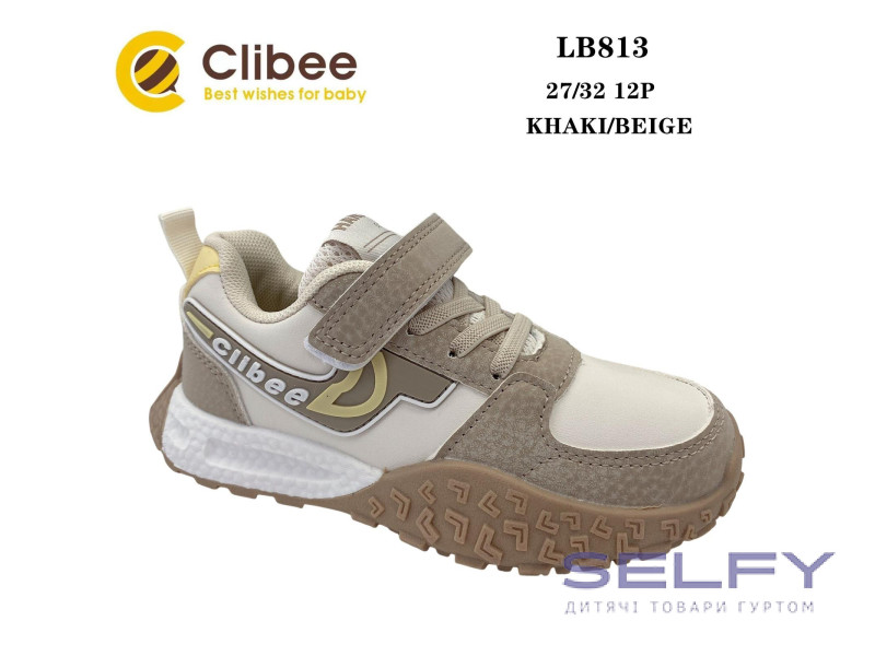 Кросівки дитячі Clibee LB813 khaki-beige 27-32, Фото 1