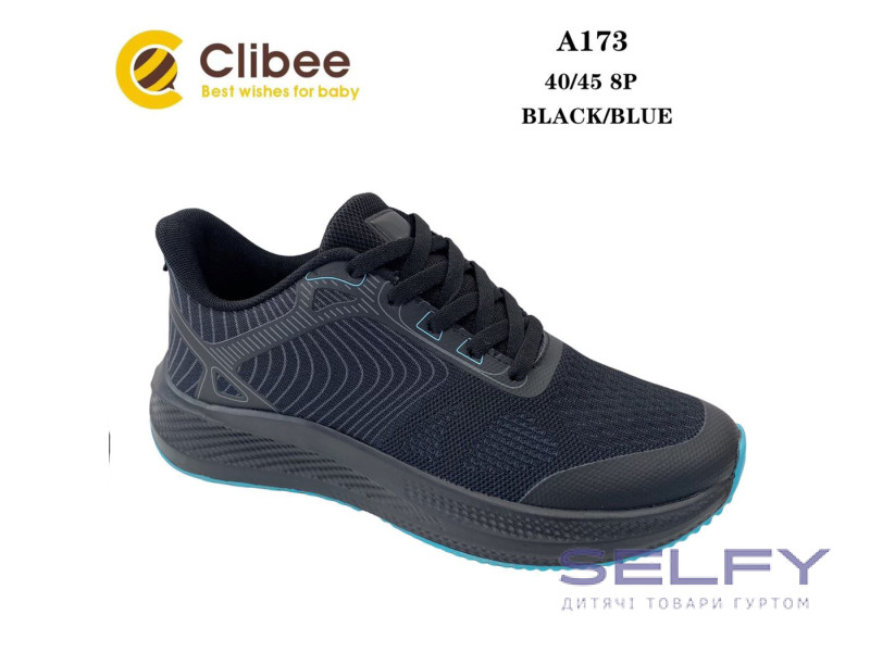 Кросівки Clibee A173 black-blue 40-45, Фото 1