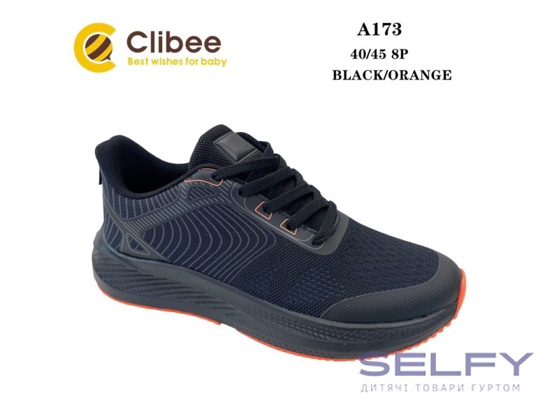 Кросівки Clibee A173 black-orange 40-45, Фото 1
