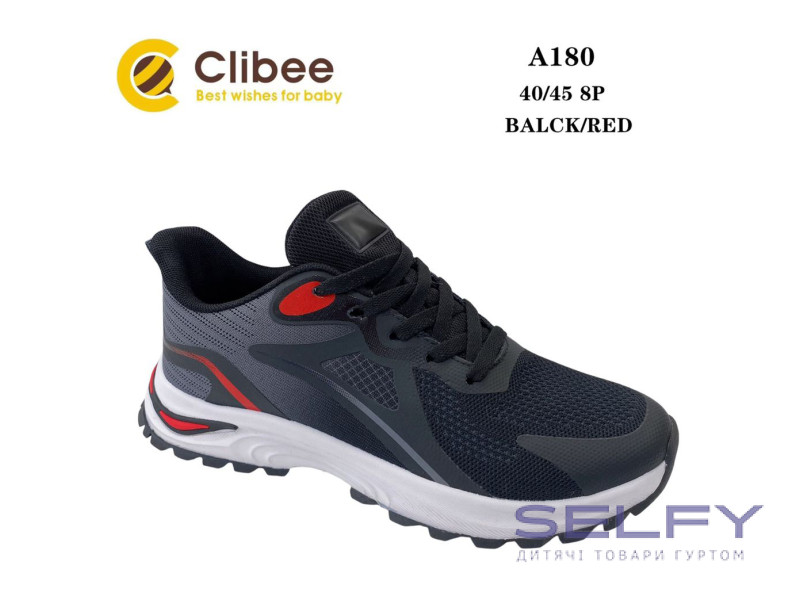 Кросівки Clibee A180 black-red 40-45, Фото 1