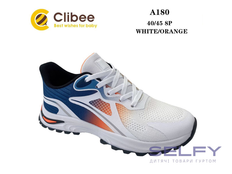 Кросівки Clibee A180 white-orange 40-45, Фото 1