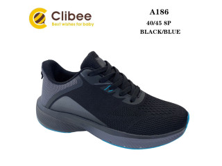 Кросівки Clibee A186 black-blue 40-45
