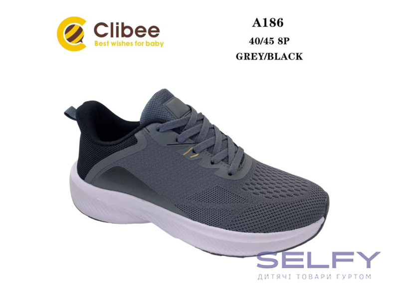 Кросівки Clibee A186 grey-black 40-45, Фото 1