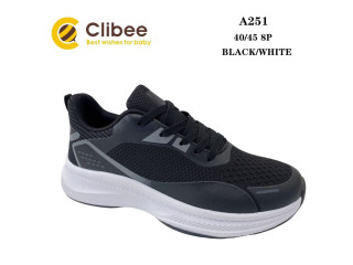 Кросівки Clibee A251 black-white 40-45