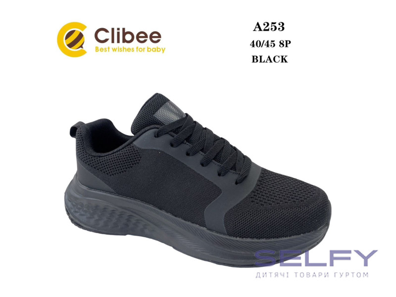Кросівки Clibee A253 black 40-45, Фото 1