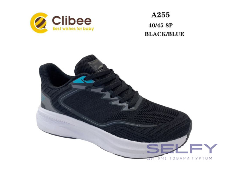 Кросівки Clibee A255 black-blue 40-45, Фото 1