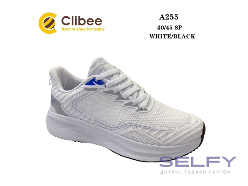 Кросівки Clibee A255 white-black 40-45, Фото 1
