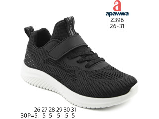 Кроссовки детские Apawwa Z396 black-w 26-31