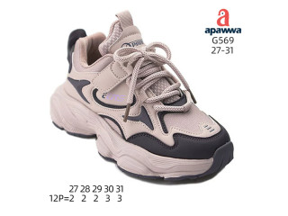 Кроссовки детские Apawwa G569 pink 26-31