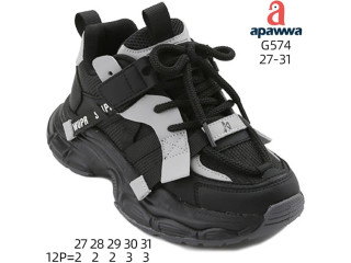 Кросівки дитячі  Apawwa G574 black-grey 27-31
