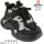 Кроссовки детские Apawwa G574 black-grey 27-31