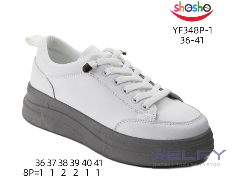 Кросівки дитячі  Apawwa-ShoSho YF348P-1 white 36-41, Фото 1