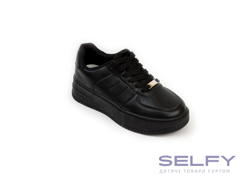 Кросівки дитячі ShoSho YF374P-1 black 36-41, Фото 3