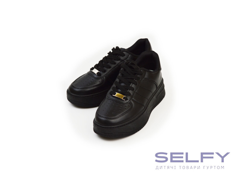 Кросівки дитячі ShoSho YF374P-1 black 36-41, Фото 4