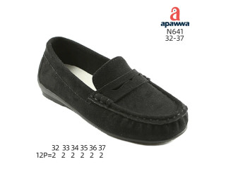Туфлі дитячі Apawwa N641 black 32-37