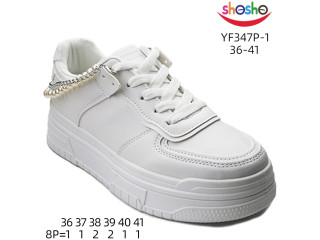 Кроссовки детские ShoSho YF347P-1 white 36-41