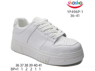 Кросівки дитячі ShoSho YF496P-1 white 36-41