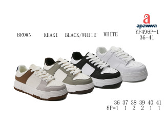 Кросівки дитячі  Apawwa YF496P-1 black-white 36-41