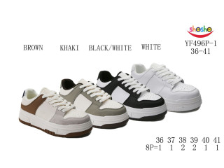 Кросівки дитячі  Apawwa-ShoSho YF496P-1 black-white 36-41
