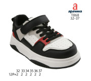 Кросівки дитячі  Apawwa T868 black-red 32-37