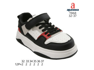 Кросівки дитячі  Apawwa T868 black-red 32-37