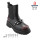 Черевики дитячі Apawwa D1018 black-red 32-37